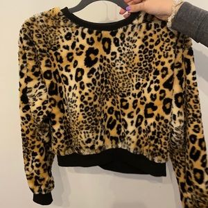 Leopard print sweater